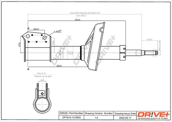 Dr!ve+ DP1610.10.0003 - Амортизатор www.autospares.lv