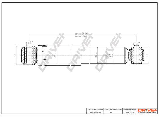 Dr!ve+ DP1610.10.0019 - Amortizators www.autospares.lv