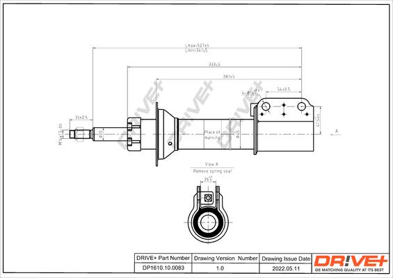 Dr!ve+ DP1610.10.0083 - Amortizators autospares.lv