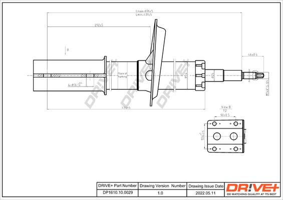 Dr!ve+ DP1610.10.0029 - Amortizators autospares.lv