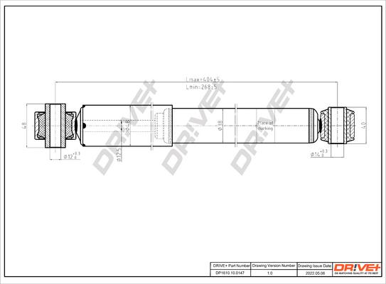 Dr!ve+ DP1610.10.0147 - Amortizators www.autospares.lv