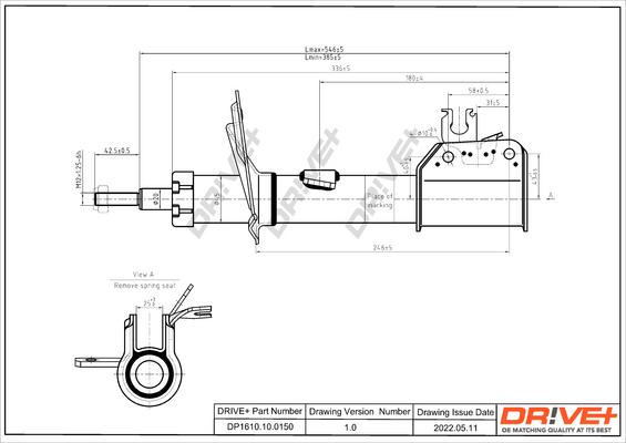 Dr!ve+ DP1610.10.0150 - Amortizators autospares.lv