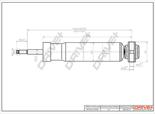 Dr!ve+ DP1610.10.0158 - Амортизатор www.autospares.lv