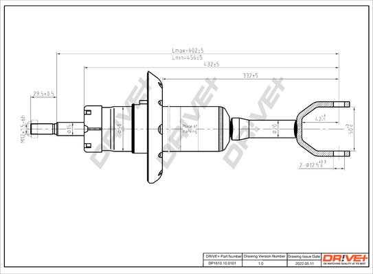 Dr!ve+ DP1610.10.0101 - Amortizators autospares.lv