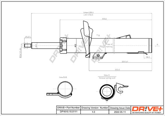 Dr!ve+ DP1610.10.0111 - Amortizators autospares.lv