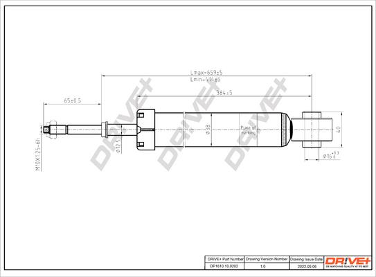 Dr!ve+ DP1610.10.0202 - Shock Absorber www.autospares.lv