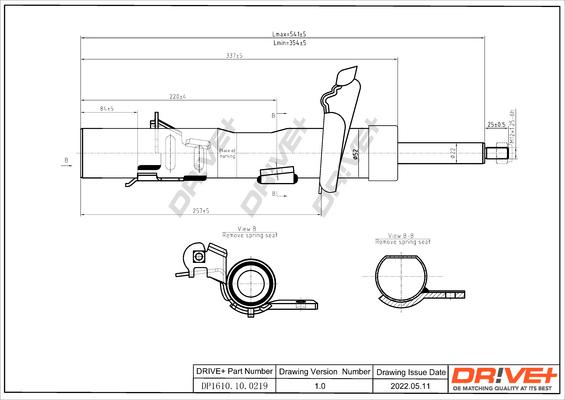 Dr!ve+ DP1610.10.0219 - Amortizators www.autospares.lv