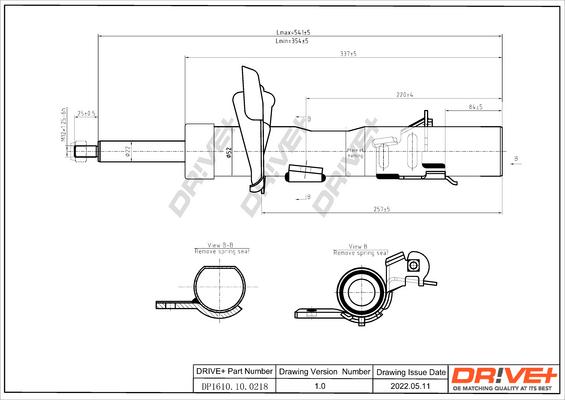 Dr!ve+ DP1610.10.0218 - Shock Absorber www.autospares.lv