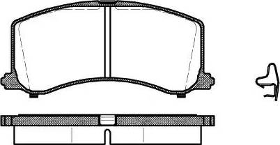 Dr!ve+ DP1010.10.0463 - Тормозные колодки, дисковые, комплект www.autospares.lv