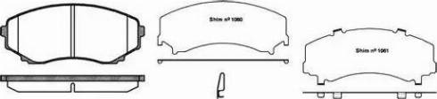 Dr!ve+ DP1010.10.0662 - Brake Pad Set, disc brake www.autospares.lv