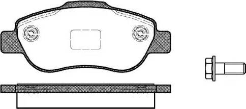 Valeo GDB1589 - Brake Pad Set, disc brake www.autospares.lv