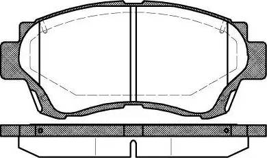 Dr!ve+ DP1010.10.0355 - Тормозные колодки, дисковые, комплект www.autospares.lv