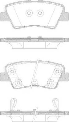 Dr!ve+ DP1010.10.0264 - Тормозные колодки, дисковые, комплект www.autospares.lv