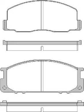 Dr!ve+ DP1010.10.0744 - Тормозные колодки, дисковые, комплект www.autospares.lv