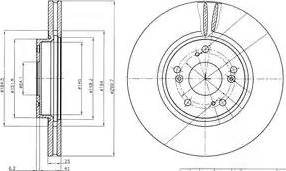 Dr!ve+ DP1010.11.0595 - Bremžu diski www.autospares.lv