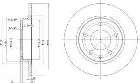 Dr!ve+ DP1010.11.0056 - Bremžu diski www.autospares.lv