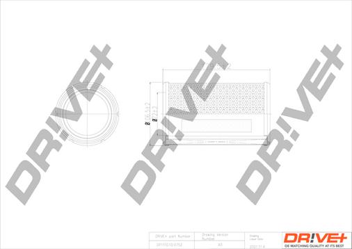 Dr!ve+ DP1110.10.0752 - Gaisa filtrs autospares.lv