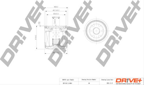 Dr!ve+ DP1110.11.0041 - Eļļas filtrs autospares.lv