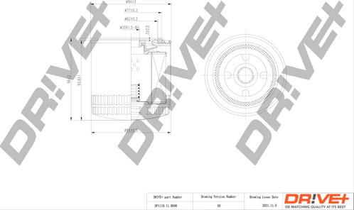 Dr!ve+ DP1110.11.0048 - Eļļas filtrs autospares.lv