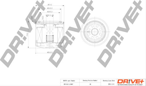 Dr!ve+ DP1110.11.0047 - Oil Filter www.autospares.lv