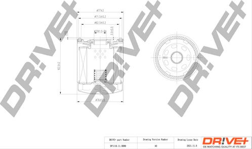 Dr!ve+ DP1110.11.0089 - Oil Filter www.autospares.lv