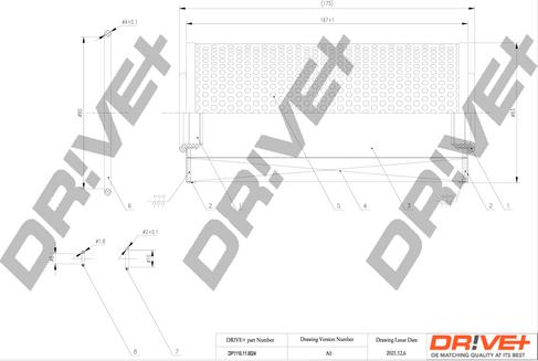 Dr!ve+ DP1110.11.0024 - Eļļas filtrs www.autospares.lv