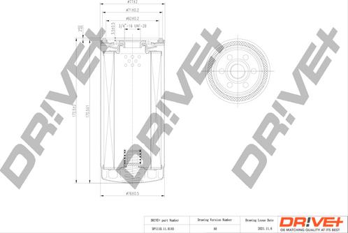 Dr!ve+ DP1110.11.0145 - Eļļas filtrs autospares.lv