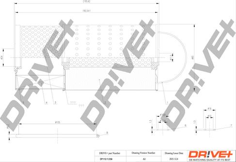 Dr!ve+ DP1110.11.0184 - Eļļas filtrs autospares.lv