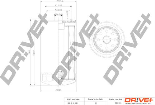 Dr!ve+ DP1110.11.0298 - Oil Filter www.autospares.lv