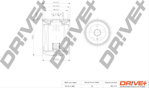 Dr!ve+ DP1110.11.0266 - Масляный фильтр www.autospares.lv