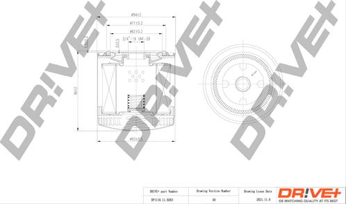 Dr!ve+ DP1110.11.0263 - Eļļas filtrs autospares.lv