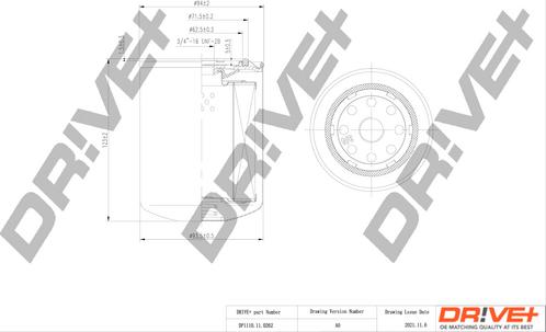 Dr!ve+ DP1110.11.0262 - Eļļas filtrs autospares.lv