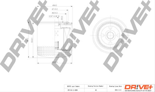 Dr!ve+ DP1110.11.0289 - Eļļas filtrs autospares.lv