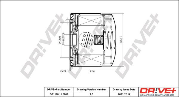 Dr!ve+ DP1110.11.0282 - Eļļas filtrs autospares.lv