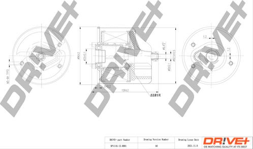 Dr!ve+ DP1110.13.0091 - Degvielas filtrs autospares.lv