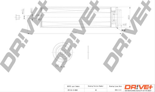 Dr!ve+ DP1110.13.0060 - Degvielas filtrs autospares.lv