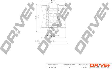 Dr!ve+ DP1110.13.0316 - Degvielas filtrs www.autospares.lv