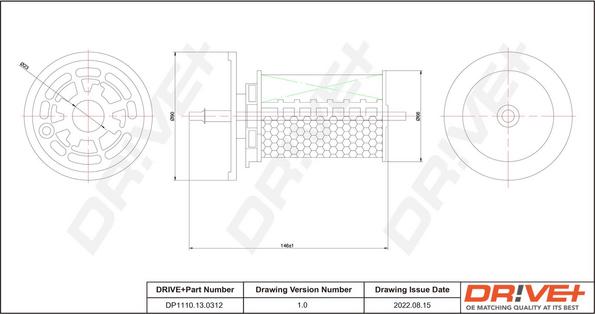 Dr!ve+ DP1110.13.0312 - Fuel filter www.autospares.lv