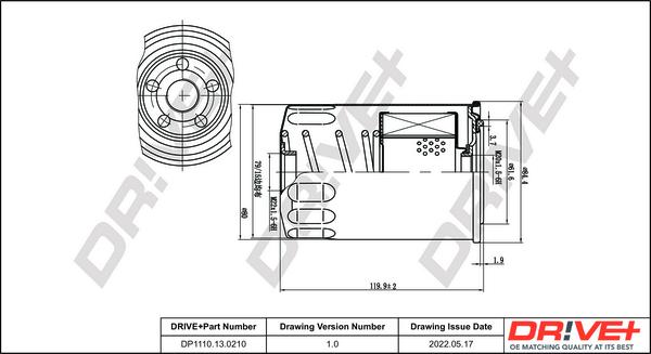 Dr!ve+ DP1110.13.0210 - Degvielas filtrs autospares.lv