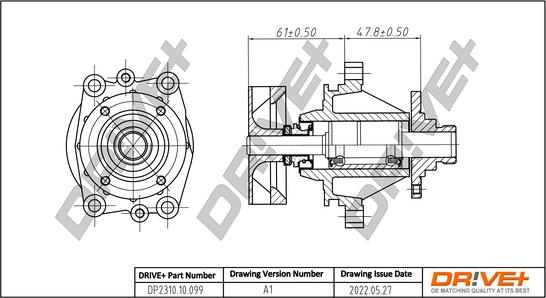 Dr!ve+ DP2310.10.099 - Ūdenssūknis www.autospares.lv