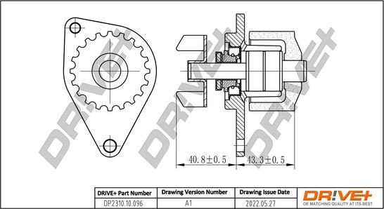 Dr!ve+ DP2310.10.096 - Ūdenssūknis www.autospares.lv