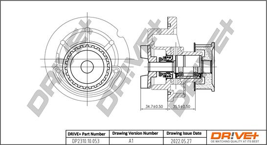 Dr!ve+ DP2310.10.053 - Ūdenssūknis www.autospares.lv