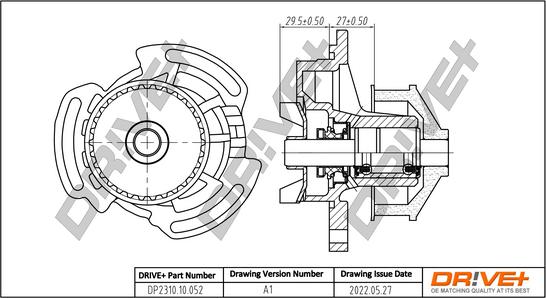 Dr!ve+ DP2310.10.052 - Ūdenssūknis www.autospares.lv