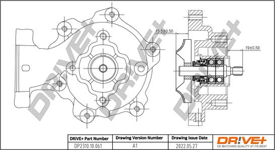 Dr!ve+ DP2310.10.061 - Ūdenssūknis www.autospares.lv