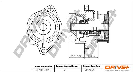 Dr!ve+ DP2310.10.005 - Ūdenssūknis www.autospares.lv