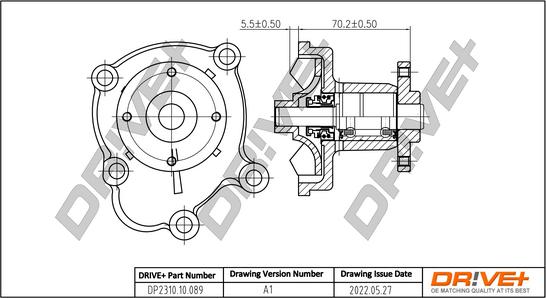 Dr!ve+ DP2310.10.089 - Ūdenssūknis autospares.lv