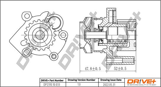 Dr!ve+ DP2310.10.033 - Ūdenssūknis www.autospares.lv