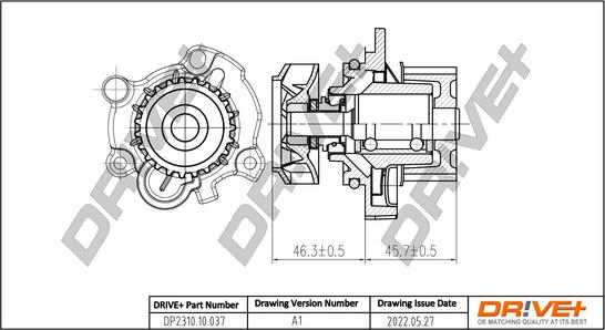 Dr!ve+ DP2310.10.037 - Ūdenssūknis www.autospares.lv