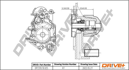 Dr!ve+ DP2310.10.025 - Ūdenssūknis www.autospares.lv