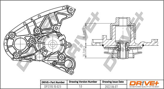 Dr!ve+ DP2310.10.023 - Ūdenssūknis autospares.lv